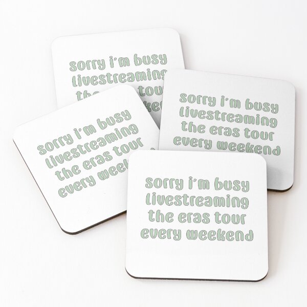 Item preview, Sorry I'm Busy Live-streaming The Eras Tour Every Weekend designed and sold by iswiftyouwould.
