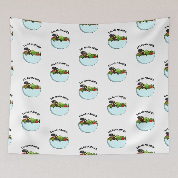 Item preview, Salad-mander Funny Salamander Puns  designed and sold by punnybone.