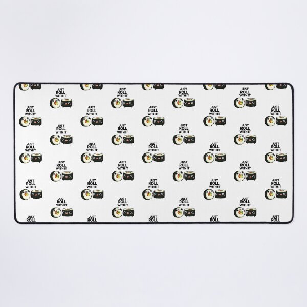 Item preview, Just Roll With It Funny Sushi Puns  designed and sold by punnybone.