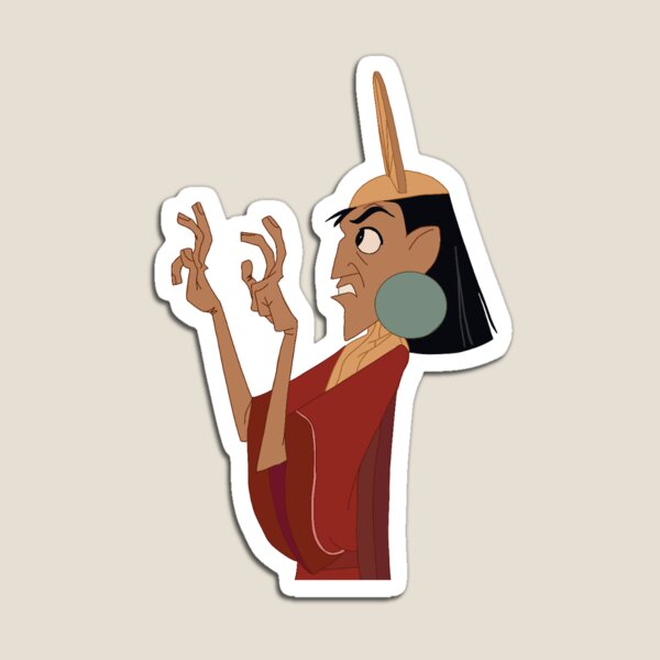 Item preview, Emperors New Groove Kuzko Sticker designed and sold by eeverrarts.