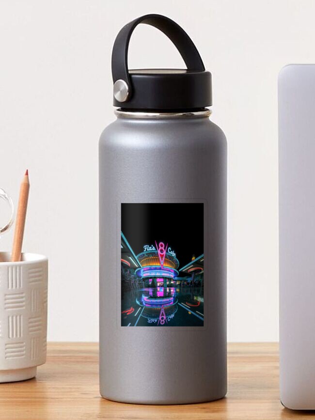 Cars Neon Lights Light-Up Water Bottle