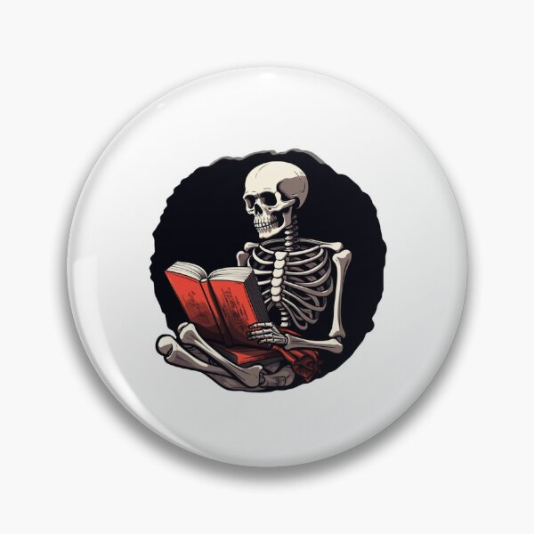 Item preview, Just one more chapter skeleton reading a book  designed and sold by Socool101.