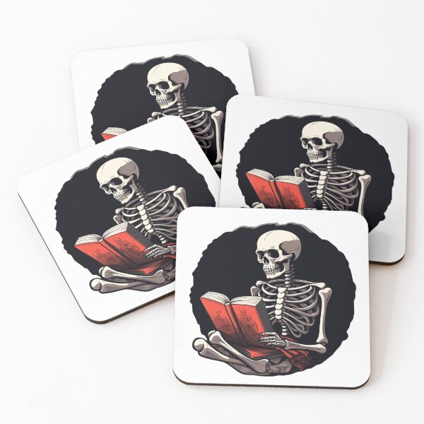 Item preview, Just one more chapter skeleton reading a book  designed and sold by Socool101.