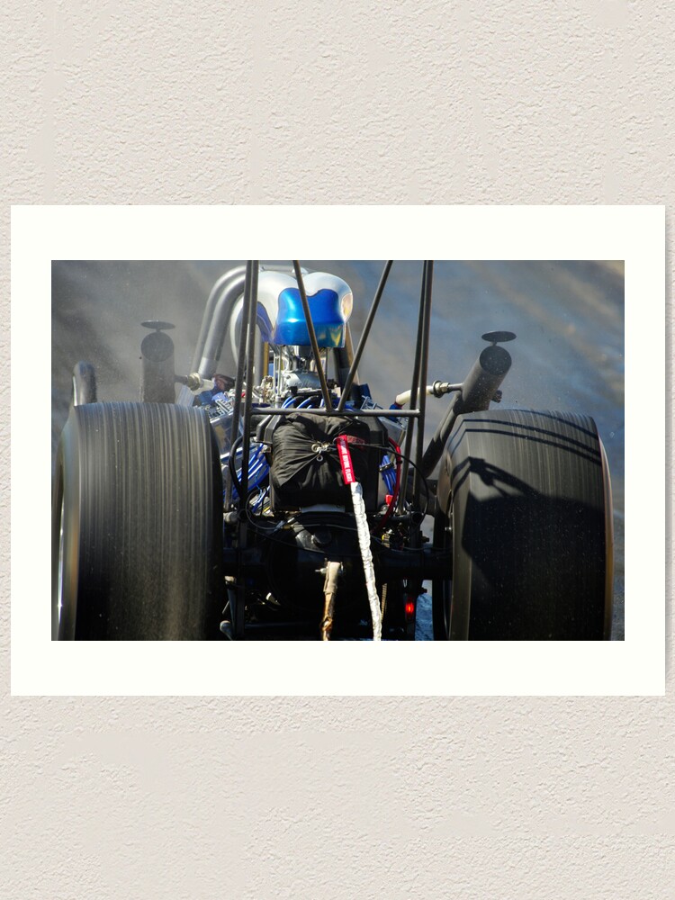 Alternate view of Burning Rubber Art Print