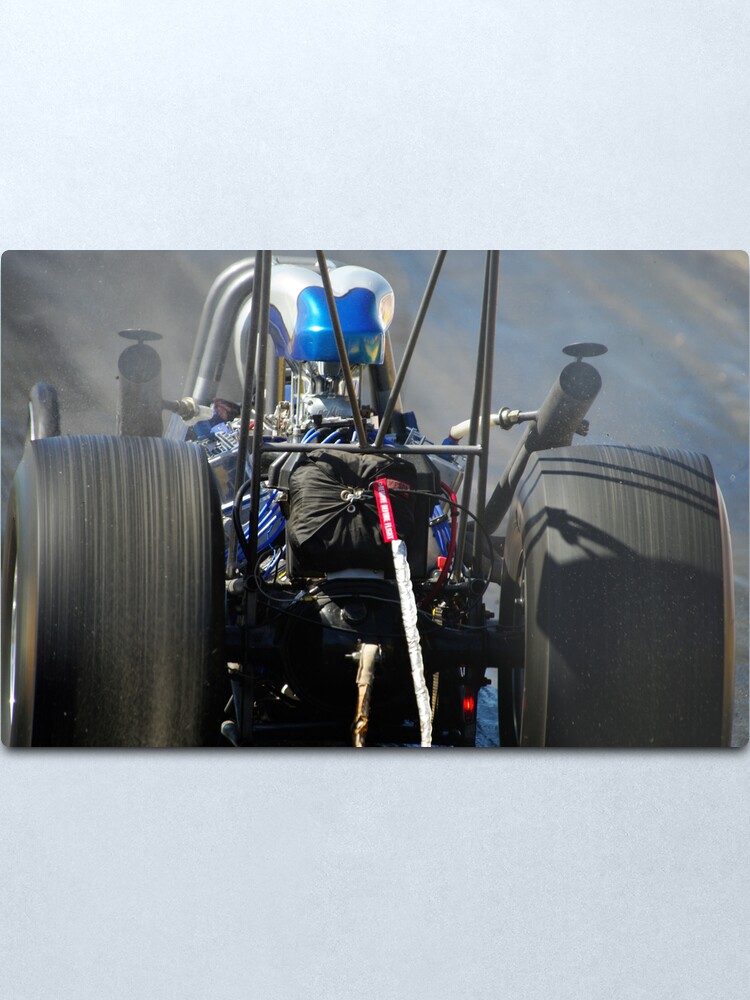 Alternate view of Burning Rubber Metal Print