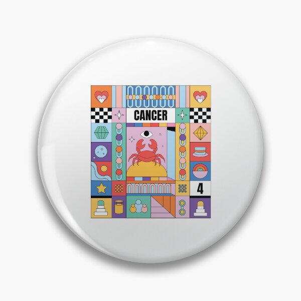Item preview, Cancer Colorful Zodiac designed and sold by Fruit Cake.