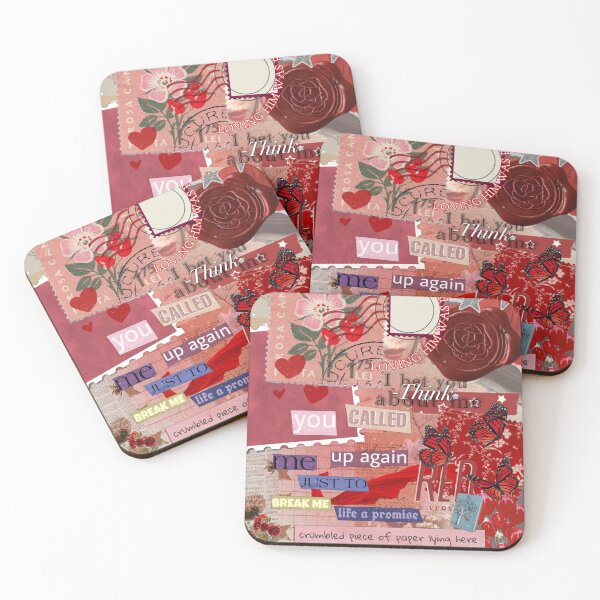 Aperçu de l'œuvre Design inspiré du scrapbooking rouge Taylor Swift créée et vendue par Swiftness13.