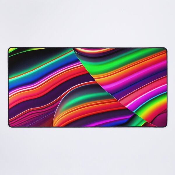 Item preview, Abstract Neon Wavy Pattern designed and sold by calibrit.