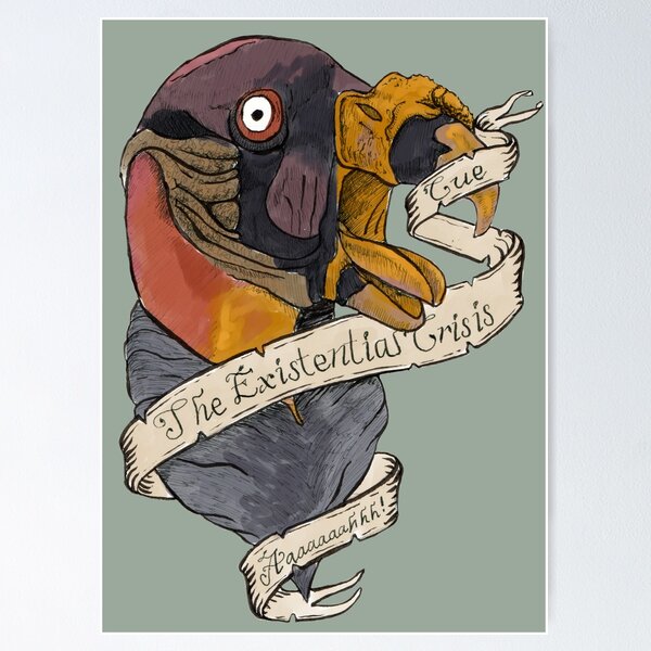 Item preview, Cue the Existential Crisis designed and sold by Aubern-Art.