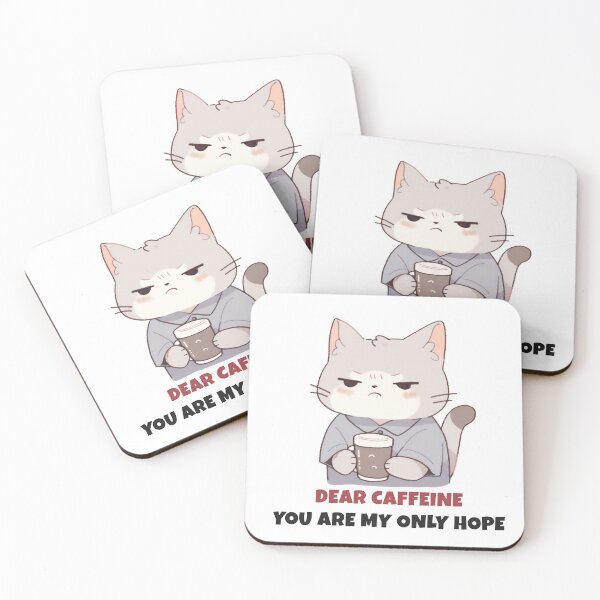 Item preview, Dear Caffeine designed and sold by CrittersHub.