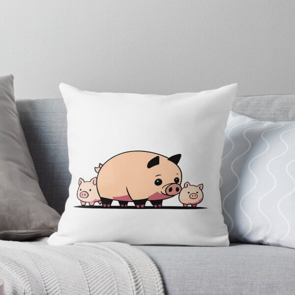 Aperçu de l'œuvre Trio de cochons créée et vendue par PiggyWonka.