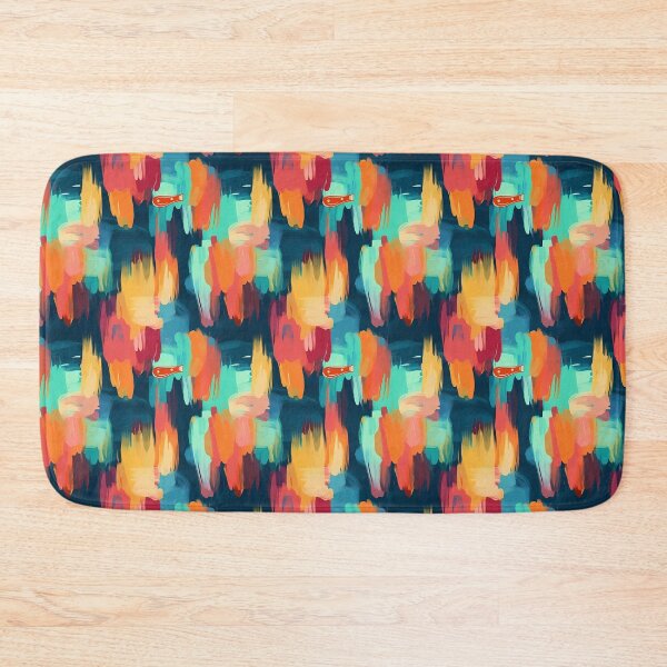 Item preview, colorful brush stroks pattern designed and sold by Trendy-Artistry.