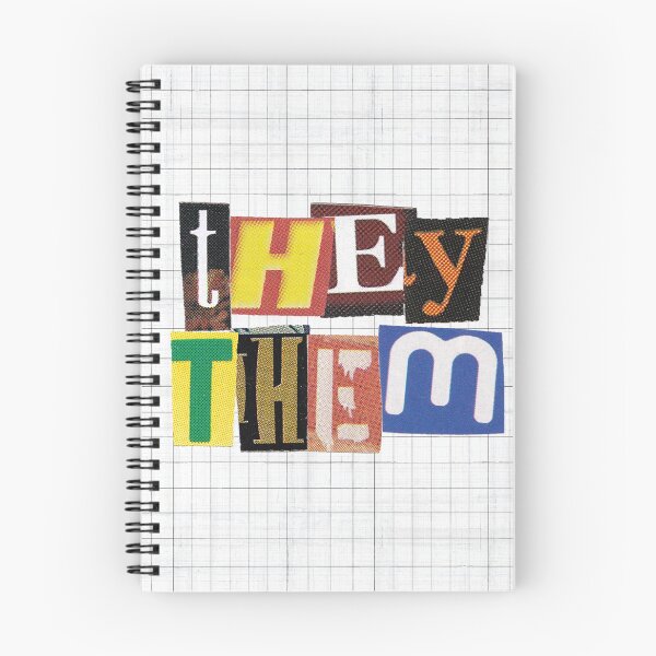 Item preview, They/Them Pronoun Collage designed and sold by CJSHOP ★.