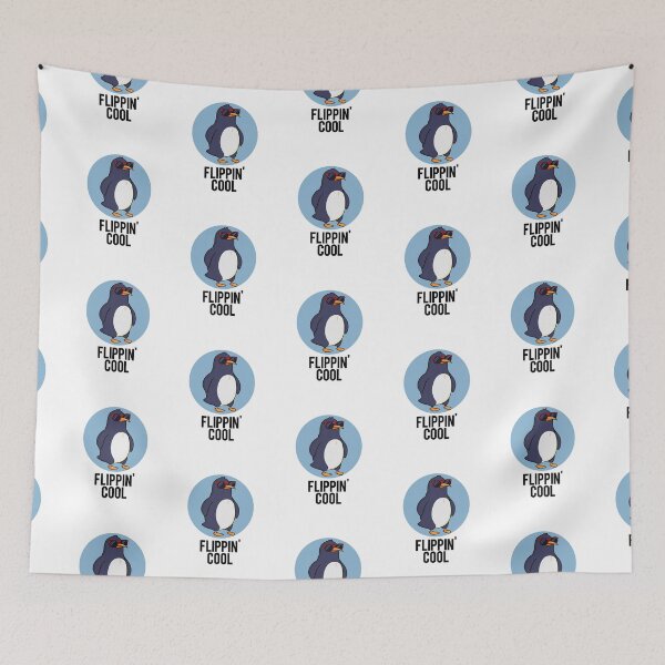 Item preview, Flippin Cool Funny Penguin Puns  designed and sold by punnybone.