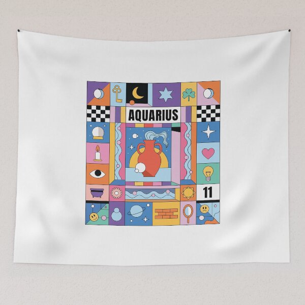 Item preview, Aquarius Colorful Zodiac designed and sold by Fruit Cake.
