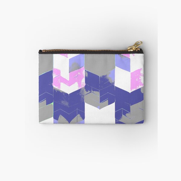 Artikelvorschau, Abstract Angular Geometric Shapes in Pink and Blue  entworfen und verkauft von deniselynnimage.