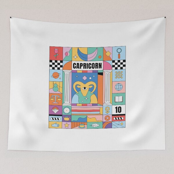 Item preview, Capricorn Colorful Zodiac designed and sold by Fruit Cake.