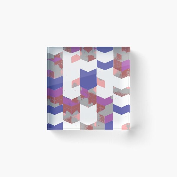Artikelvorschau, Abstract Angular Geometric Shapes in Blue and Purple entworfen und verkauft von deniselynnimage.