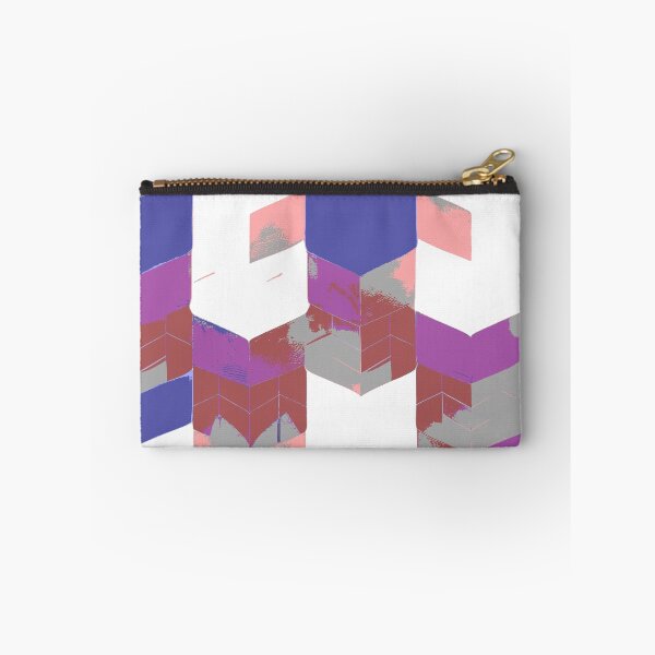 Artikelvorschau, Abstract Angular Geometric Shapes in Blue and Purple entworfen und verkauft von deniselynnimage.