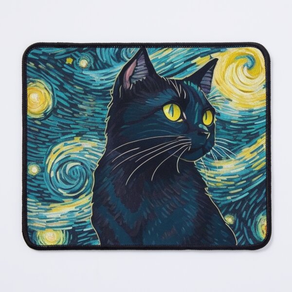 Item preview, Van gogh Style Cat  designed and sold by Vangoholic.