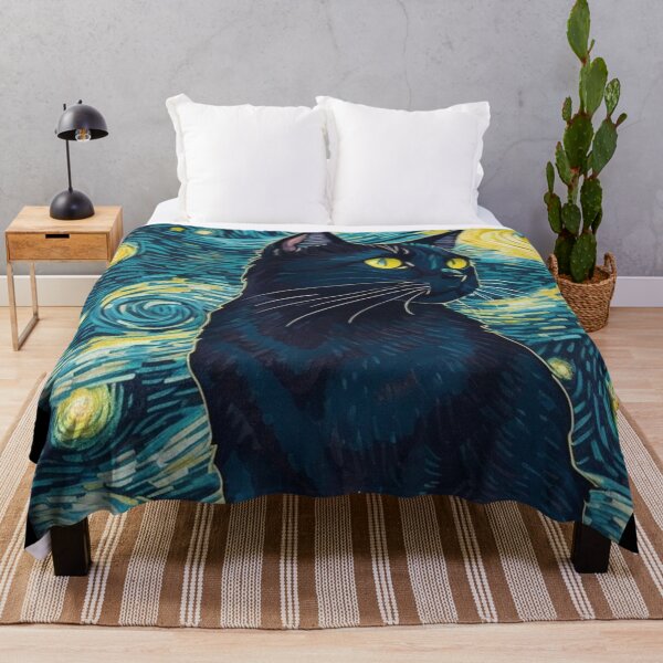 Artikelvorschau, Van-Gogh-Stil-Katze entworfen und verkauft von Vangoholic.