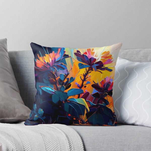 Item preview, Abstract impressionist flowers #01 designed and sold by xaoslogic.