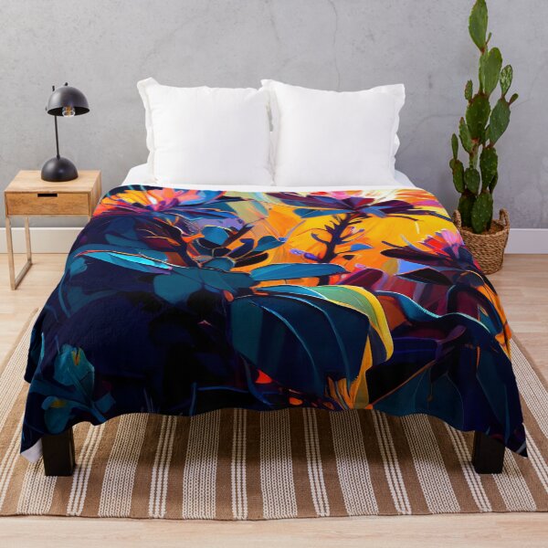 Item preview, Abstract impressionist flowers #01 designed and sold by xaoslogic.
