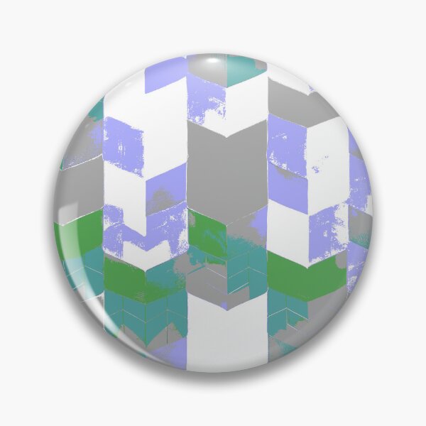 Item preview, Abstract Angular Geometric Shapes in Purple Green and Gray designed and sold by deniselynnimage.