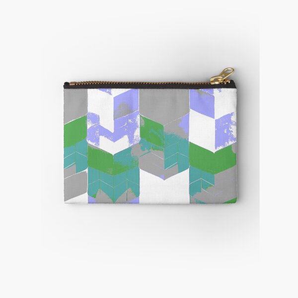 Artikelvorschau, Abstract Angular Geometric Shapes in Purple Green and Gray entworfen und verkauft von deniselynnimage.