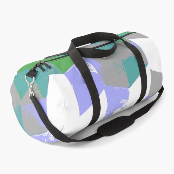 Item preview, Abstract Angular Geometric Shapes in Purple Green and Gray designed and sold by deniselynnimage.