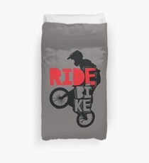 Cool BMX Design Ride Bike Bicycle For Men & Boys Duvet Cover