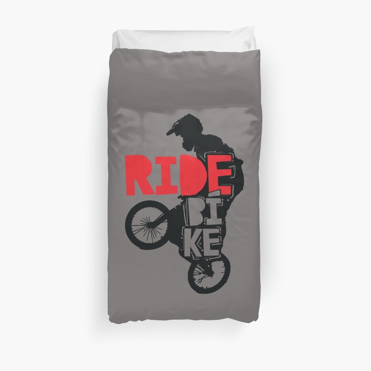 "Cool BMX Design Ride Bike Bicycle For Men & Boys BMX Gift Bike Gift " Duvet Covers by