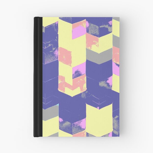 Item preview, Abstract Angular Geometric Shapes in Yellow Pink and Blue designed and sold by deniselynnimage.