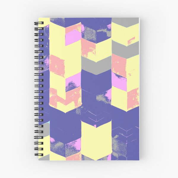 Item preview, Abstract Angular Geometric Shapes in Yellow Pink and Blue designed and sold by deniselynnimage.