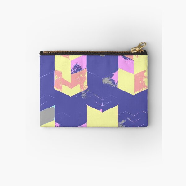 Artikelvorschau, Abstract Angular Geometric Shapes in Yellow Pink and Blue entworfen und verkauft von deniselynnimage.