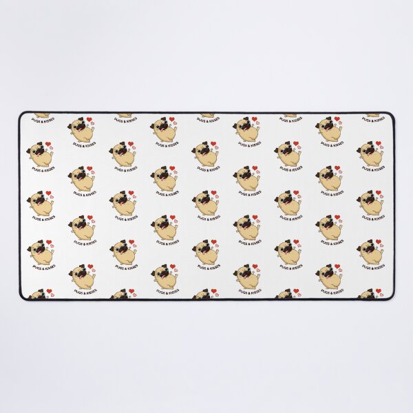 Item preview, Pugs And Kisses Funny Dog Puns designed and sold by punnybone.