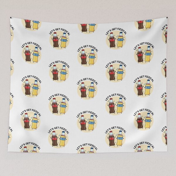 Item preview, Let's Get Fizzical Funny Soda Pop Puns  designed and sold by punnybone.