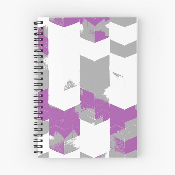Item preview, Abstract Angular Geometric Shapes in Gray and Purple designed and sold by deniselynnimage.