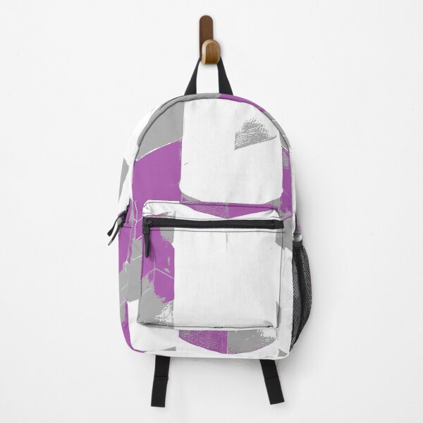Item preview, Abstract Angular Geometric Shapes in Gray and Purple designed and sold by deniselynnimage.