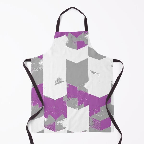 Item preview, Abstract Angular Geometric Shapes in Gray and Purple designed and sold by deniselynnimage.