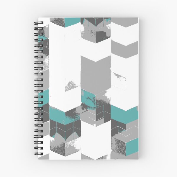 Item preview, Abstract Angular Geometric Shapes in Gray and Sea Green designed and sold by deniselynnimage.