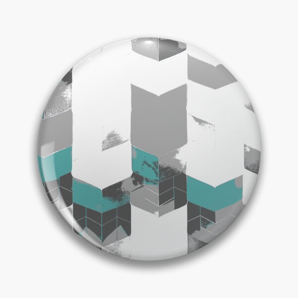 Item preview, Abstract Angular Geometric Shapes in Gray and Sea Green designed and sold by deniselynnimage.