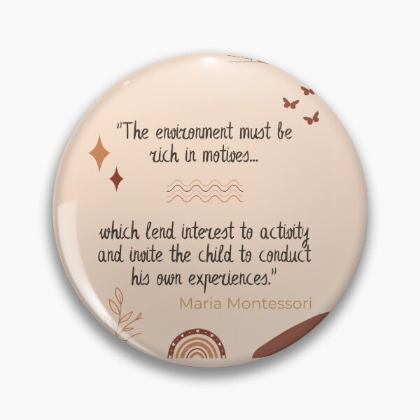 Item preview, Montessori Quote Boho Design designed and sold by TeyMank.