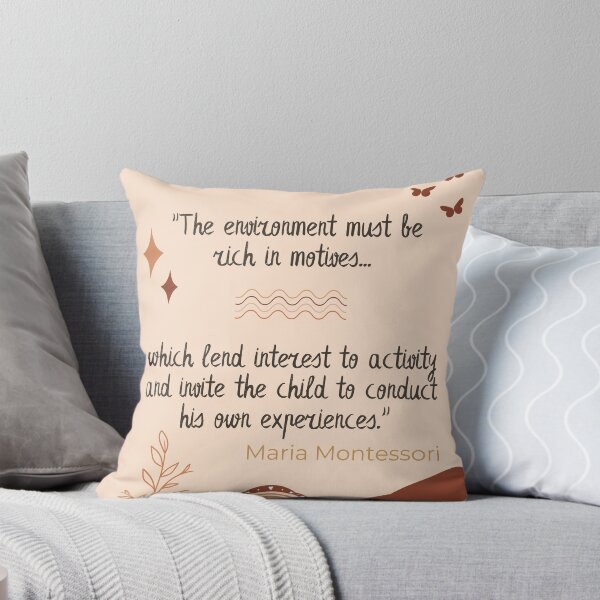 Item preview, Montessori Quote Boho Design designed and sold by TeyMank.
