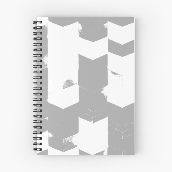 Item preview, Abstract Angular Geometric Shapes in Gray and White designed and sold by deniselynnimage.