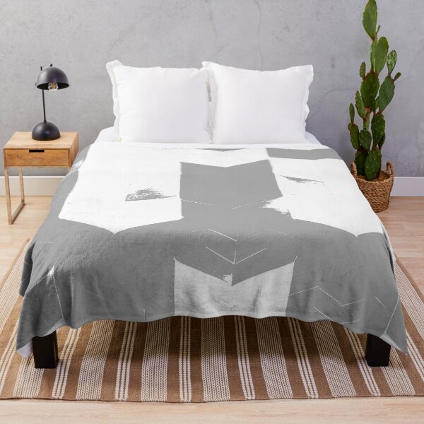 Item preview, Abstract Angular Geometric Shapes in Gray and White designed and sold by deniselynnimage.