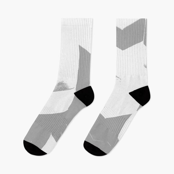 Item preview, Abstract Angular Geometric Shapes in Gray and White designed and sold by deniselynnimage.