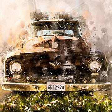 Artwork thumbnail, Vintage chevy in California by AYatesPhoto