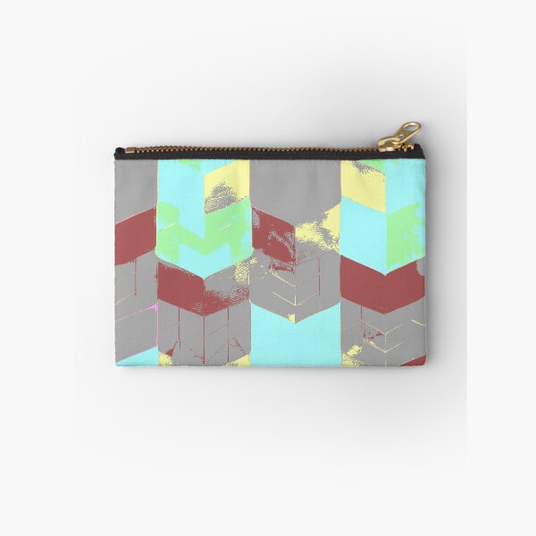 Artikelvorschau, Abstract Angular Geometric Shapes in Mint Green Yellow and Rustic Colors entworfen und verkauft von deniselynnimage.