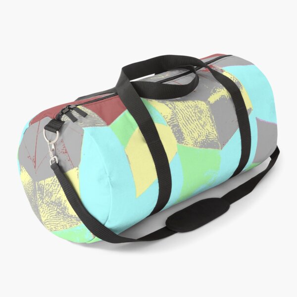 Item preview, Abstract Angular Geometric Shapes in Mint Green Yellow and Rustic Colors designed and sold by deniselynnimage.